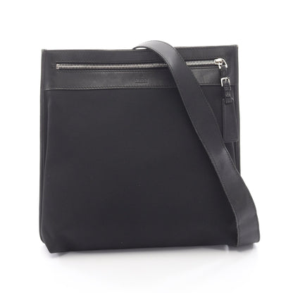 ショルダーバッグ キャンバス レザー ブラック グッチ バッグ GUCCI