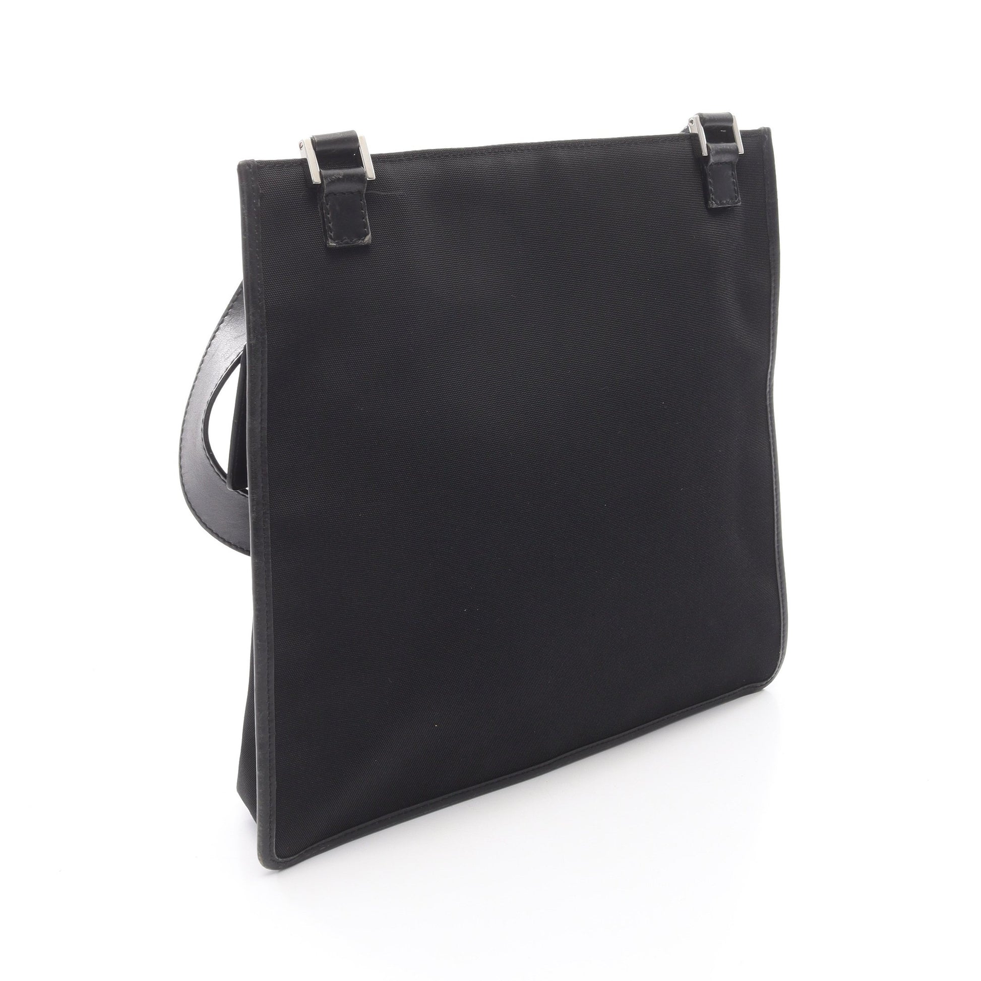 ショルダーバッグ キャンバス レザー ブラック グッチ バッグ GUCCI