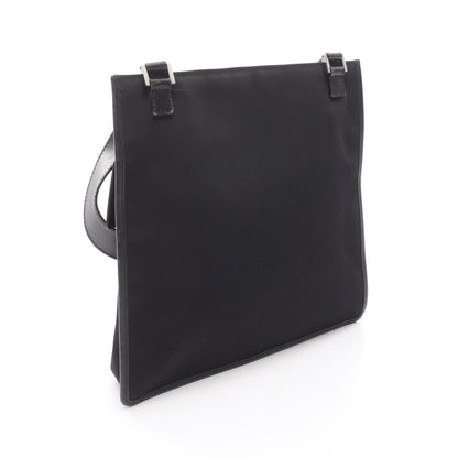 ショルダーバッグ キャンバス レザー ブラック グッチ バッグ GUCCI