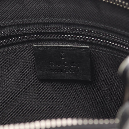 ショルダーバッグ キャンバス レザー ブラック グッチ バッグ GUCCI