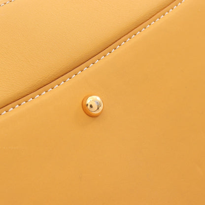 ショルダーバッグ トートバッグ レザー イエロー ロエベ