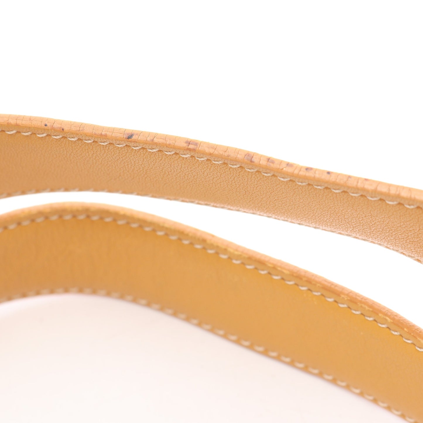 ショルダーバッグ トートバッグ レザー イエロー ロエベ