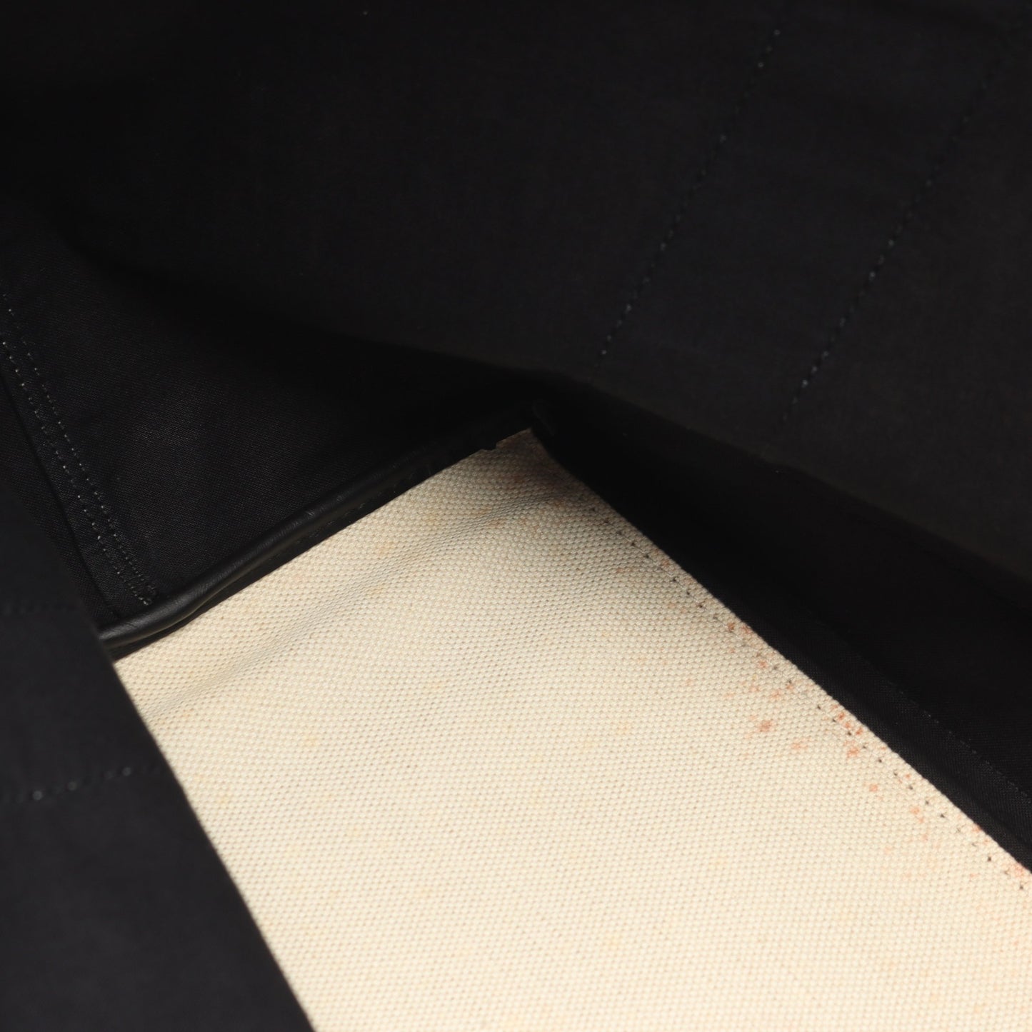 NAVY CABAS ネイビーカバ M ハンドバッグ トートバッグ キャンバス レザー オフホワイト ブラック バレンシアガ