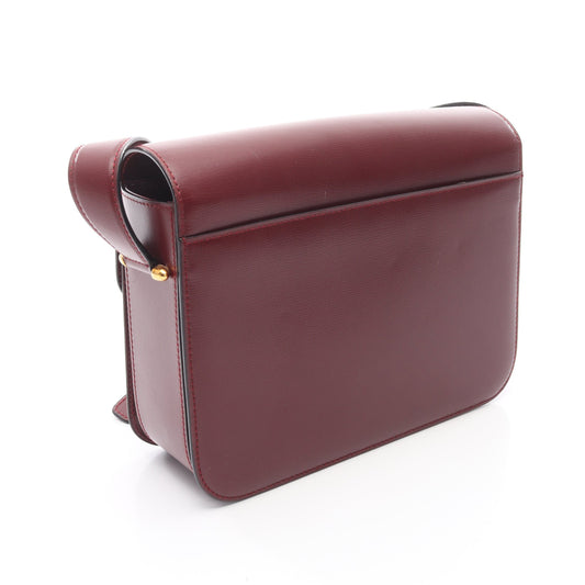 マストライン ショルダーバッグ レザー ボルドー カルティエ