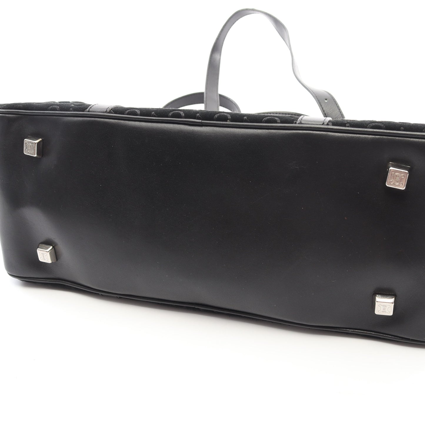 Cマカダム ショルダーバッグ スエード レザー ブラック セリーヌ バッグ CELINE