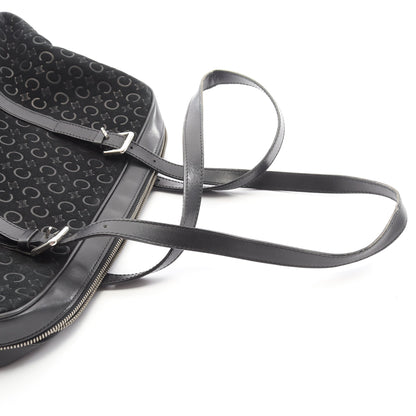 Cマカダム ショルダーバッグ スエード レザー ブラック セリーヌ バッグ CELINE