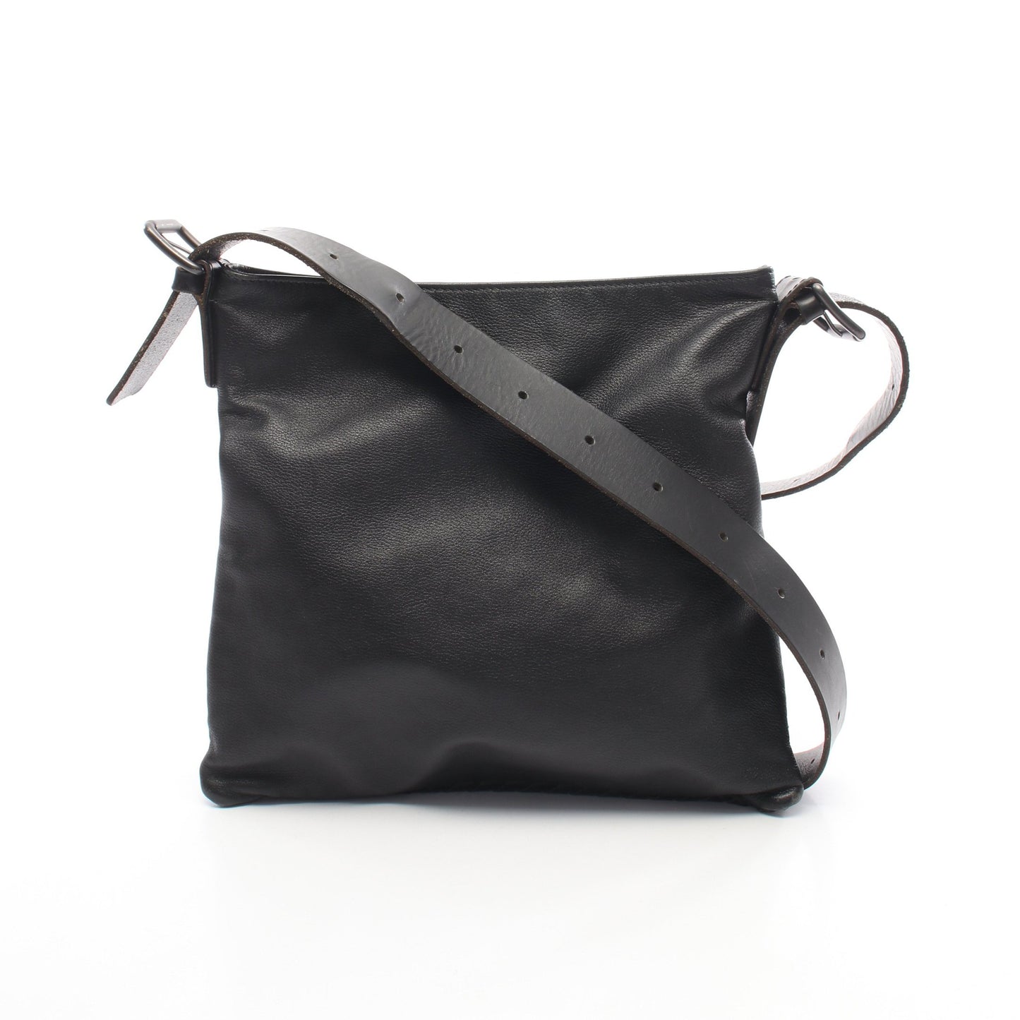 イントレチャート ショルダーバッグ レザー ブラック ボッテガヴェネタ バッグ BOTTEGA VENETA