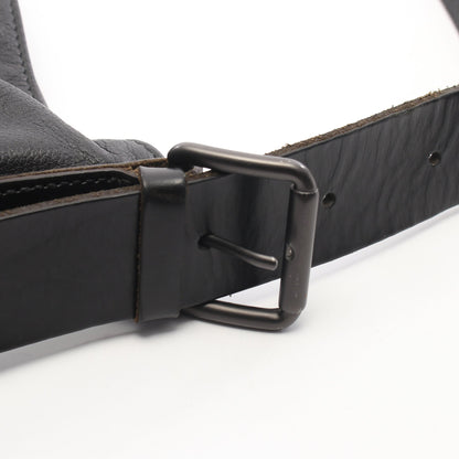 イントレチャート ショルダーバッグ レザー ブラック ボッテガヴェネタ バッグ BOTTEGA VENETA