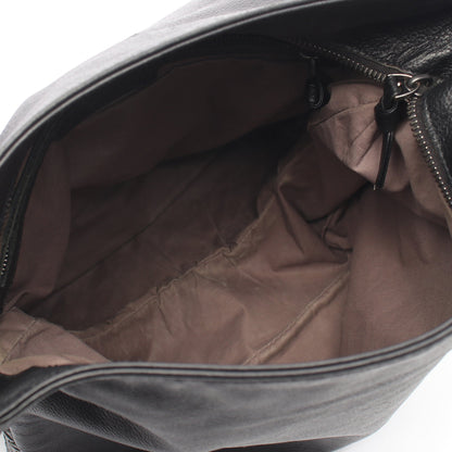 イントレチャート ショルダーバッグ レザー ブラック ボッテガヴェネタ バッグ BOTTEGA VENETA