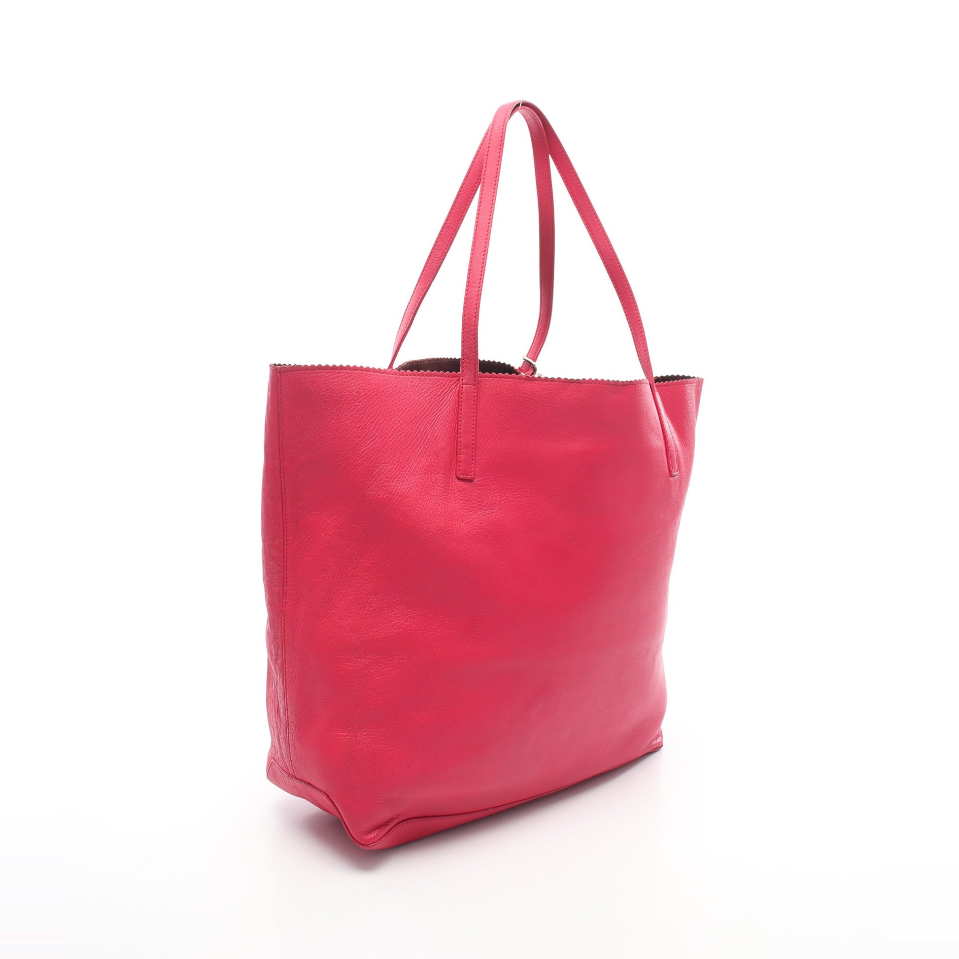アナグラム ショルダーバッグ トートバッグ レザー ピンクパープル ロエベ バッグ LOEWE