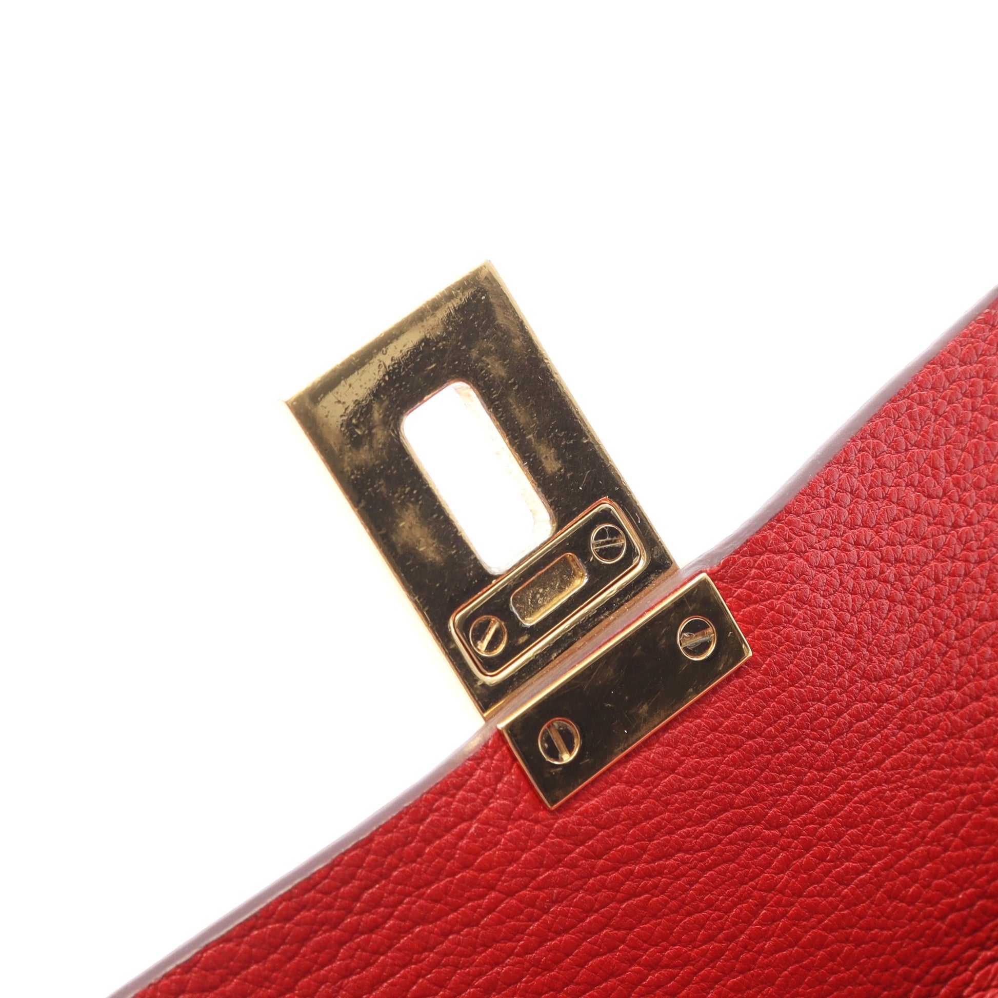 ドリュー チェーンショルダーバッグ レザー レッド クロエ バッグ Chloe