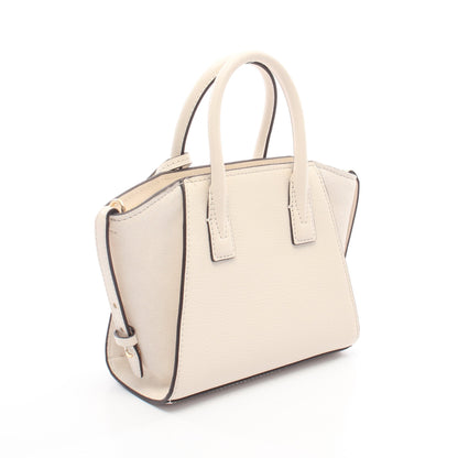 AVRIL アヴリル エクストラ スモール サッチェル ハンドバッグ レザー スエード アイボリー 2WAY マイケルコース バッグ MICHAEL KORS