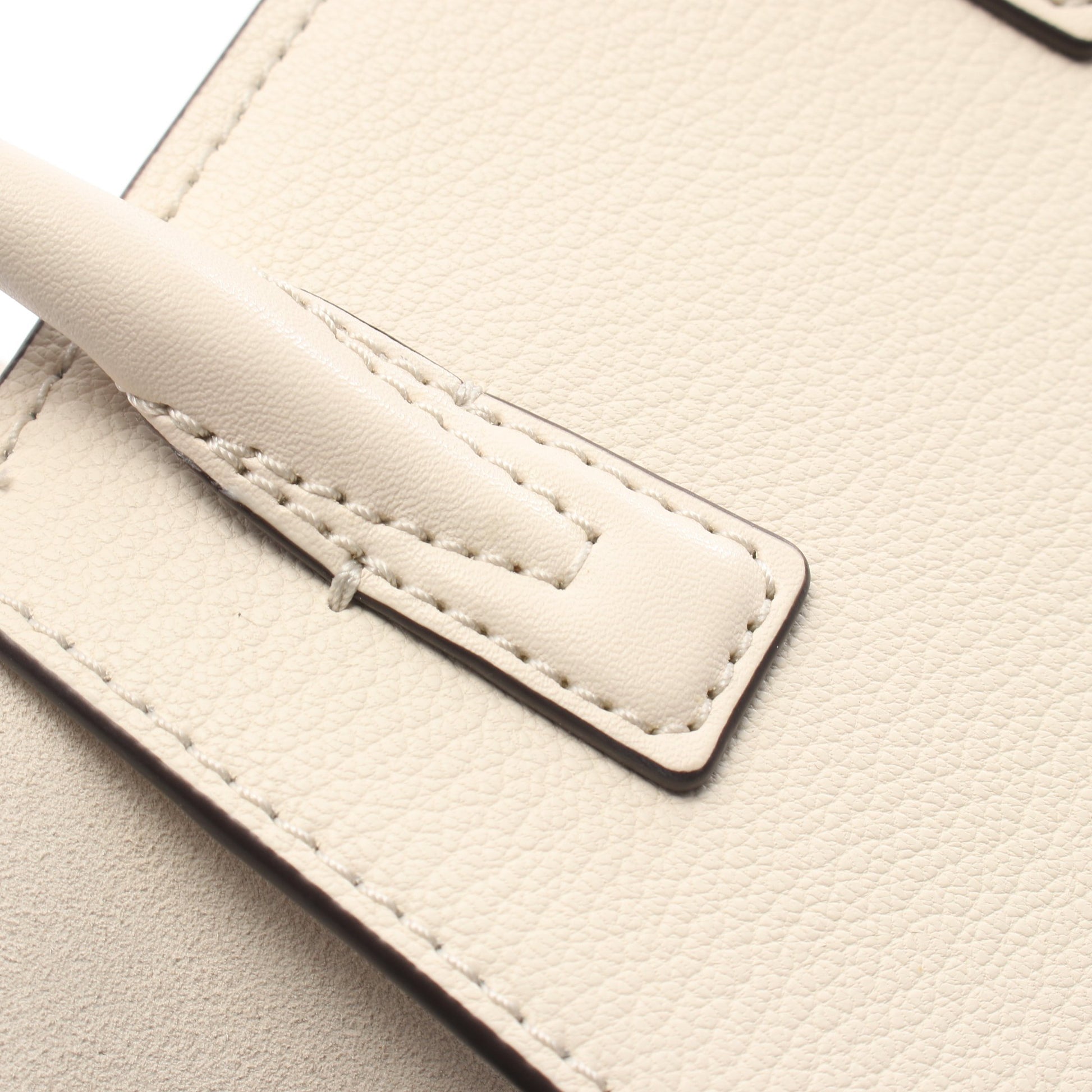AVRIL アヴリル エクストラ スモール サッチェル ハンドバッグ レザー スエード アイボリー 2WAY マイケルコース バッグ MICHAEL KORS