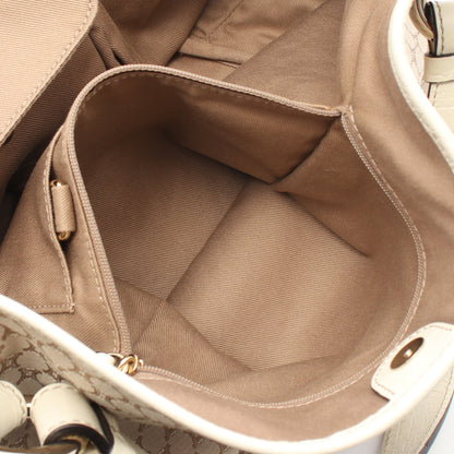 マカダム ハンドバッグ トートバッグ PVC レザー ベージュ アイボリー クロコ型押し セリーヌ バッグ CELINE