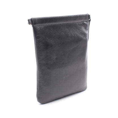 FLAT POUCH SID ショルダーバッグ レザー ブラック サンローランパリ バッグ SAINT LAURENT PARIS
