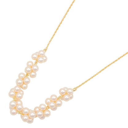 パール ネックレス ネックレス K18YG パール ホワイト イエローゴールド ミキモト アクセサリー MIKIMOTO