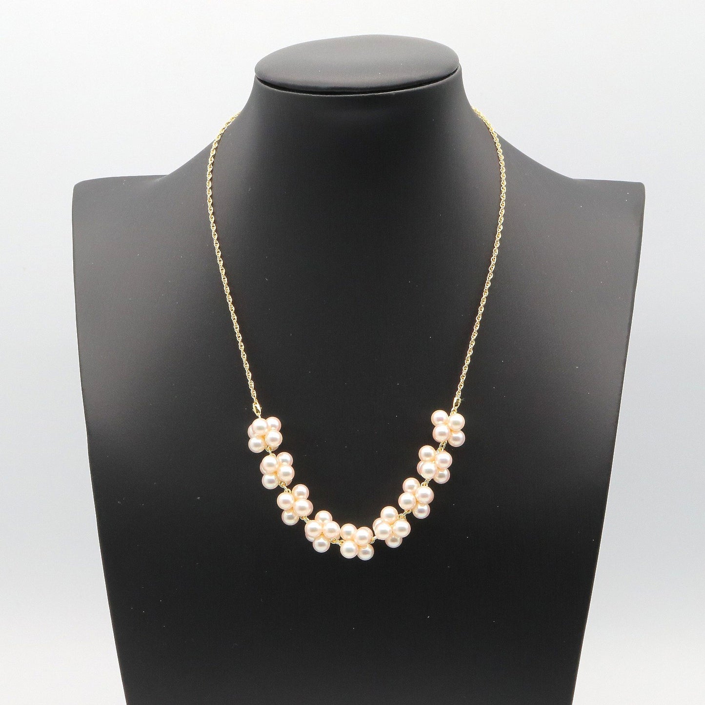 パール ネックレス ネックレス K18YG パール ホワイト イエローゴールド ミキモト アクセサリー MIKIMOTO