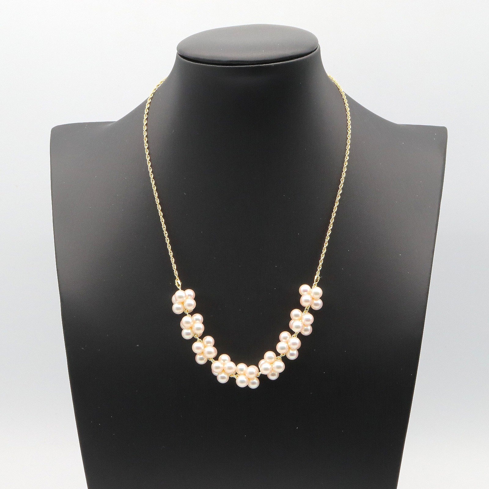 パール ネックレス ネックレス K18YG パール ホワイト イエローゴールド ミキモト アクセサリー MIKIMOTO