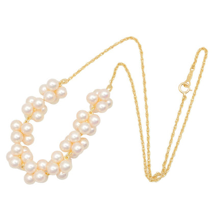 パール ネックレス ネックレス K18YG パール ホワイト イエローゴールド ミキモト アクセサリー MIKIMOTO
