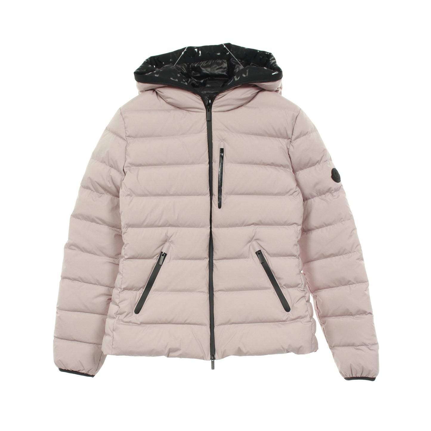 HERBE ダウンジャケット ナイロン ダスティピンク フード付き モンクレール アウター MONCLER