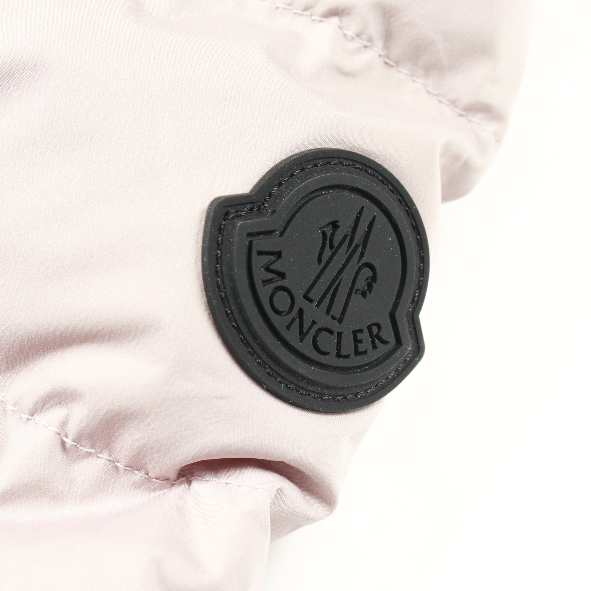 HERBE ダウンジャケット ナイロン ダスティピンク フード付き モンクレール アウター MONCLER