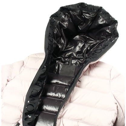 HERBE ダウンジャケット ナイロン ダスティピンク フード付き モンクレール アウター MONCLER