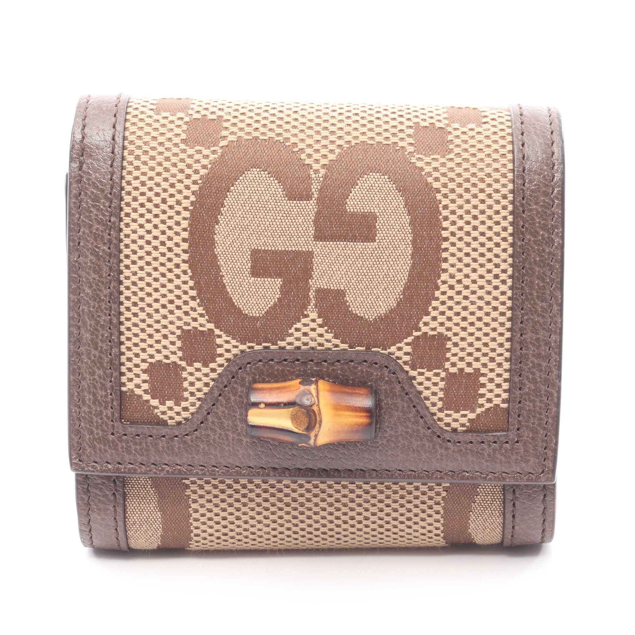 GUCCI グッチ 二つ折り財布 バンブー ジャンボGG GUCCI（グッチ） 【新品未使用】グッチ ジャンボGG バンブー ダイアナ