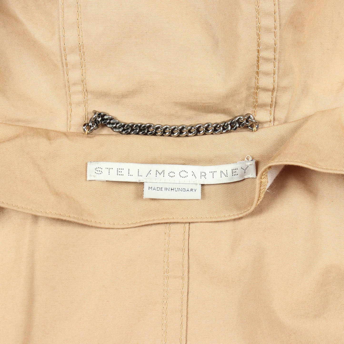 KAYLAH PARKA ジップアップ コート コットン ベージュ フード付き ステラマッカートニー アウター Stella McCartney