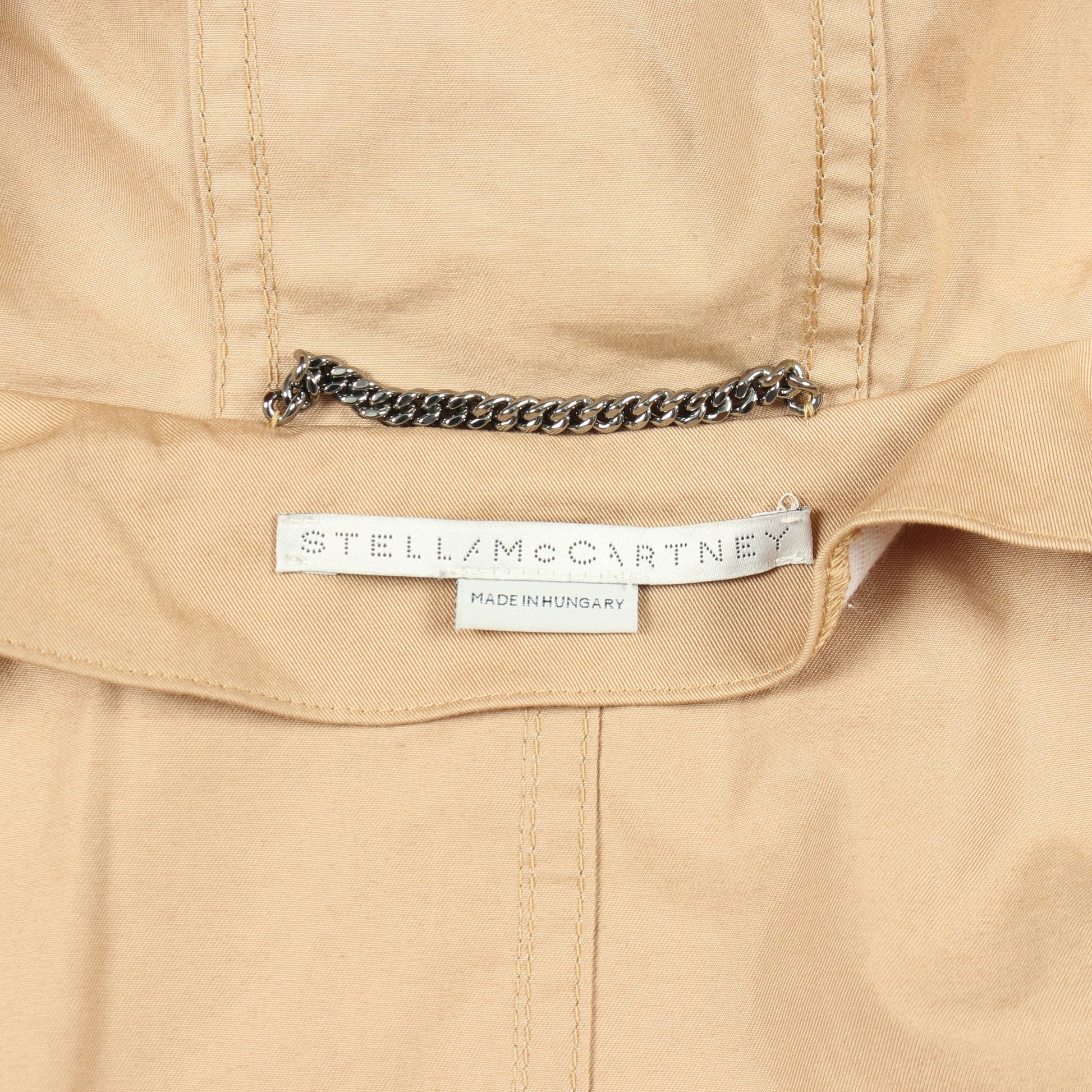 KAYLAH PARKA ジップアップ コート コットン ベージュ フード付き ステラマッカートニー アウター Stella McCartney