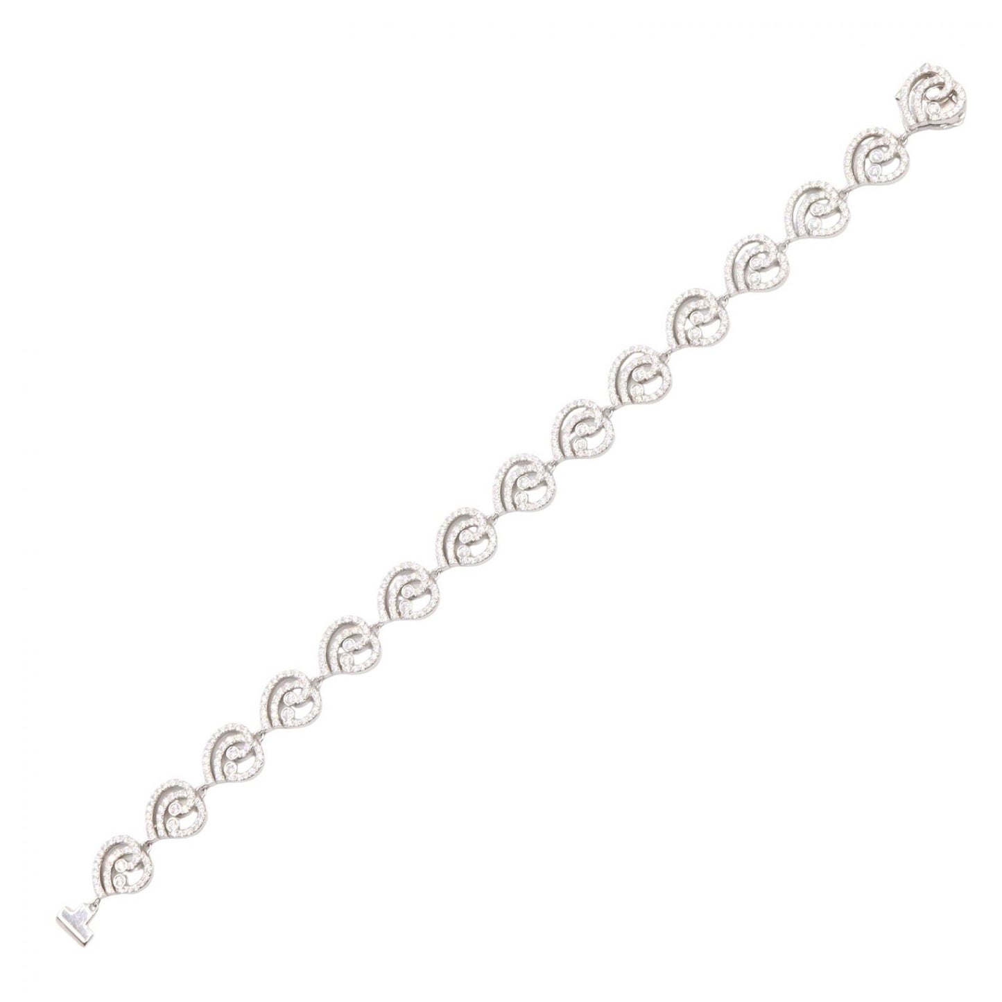 エンチャントハート ブレスレット ブレスレット PT950 ダイヤモンド プラチナ クリア ティファニー アクセサリー TIFFANY & Co.