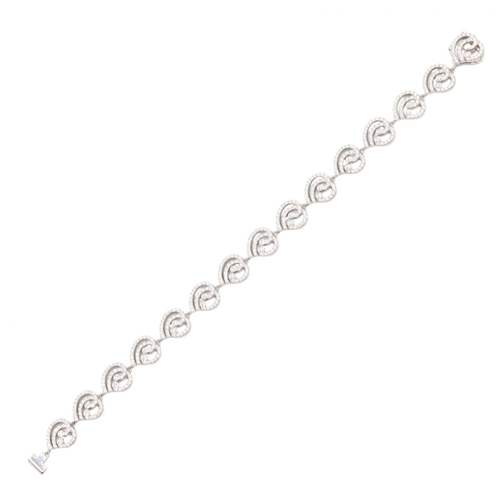 エンチャントハート ブレスレット ブレスレット PT950 ダイヤモンド プラチナ クリア ティファニー アクセサリー TIFFANY & Co.