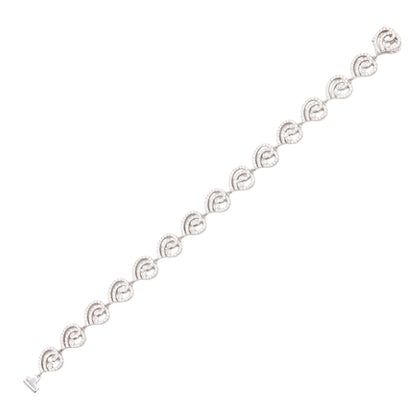 エンチャントハート ブレスレット ブレスレット PT950 ダイヤモンド プラチナ クリア ティファニー アクセサリー TIFFANY & Co.