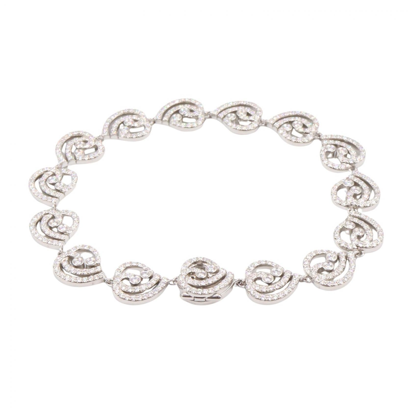 エンチャントハート ブレスレット ブレスレット PT950 ダイヤモンド プラチナ クリア ティファニー アクセサリー TIFFANY & Co.