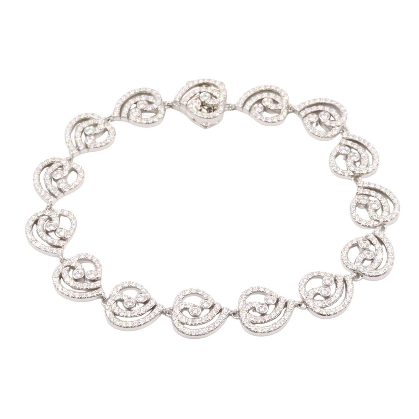 エンチャントハート ブレスレット ブレスレット PT950 ダイヤモンド プラチナ クリア ティファニー アクセサリー TIFFANY & Co.