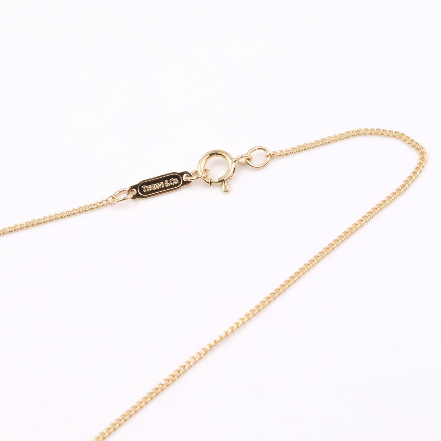 クロスリボン ネックレス ネックレス K18YG K18PG イエローゴールド ピンクゴールド ティファニー アクセサリー TIFFANY & Co.