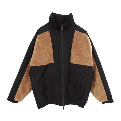 ジャケット バックロゴ ブラック ブラウン ボア切替 中綿 ディースクエアード アウター DSQUARED2
