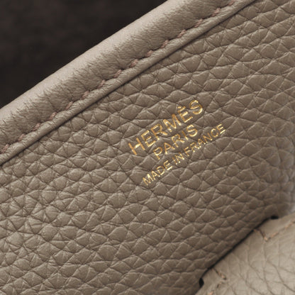 エヴリン 3 トロワ PM エタン ショルダーバッグ トリヨンクレマンス グレーベージュ ゴールド金具 C刻印 エルメス バッグ HERMES