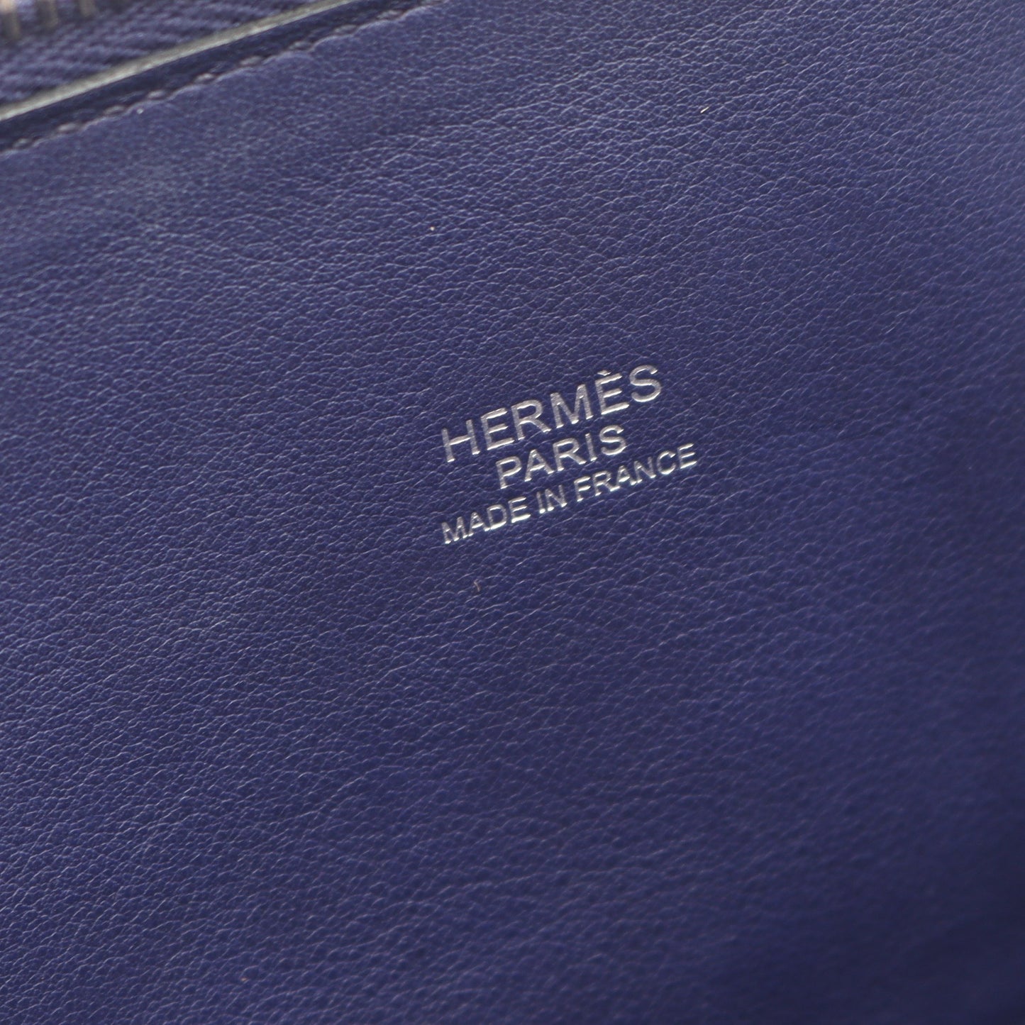 ボリード31 ブルーアンクル ハンドバッグ トリヨンクレマンス ダークブルー シルバー金具 2WAY D刻印 エルメス バッグ HERMES