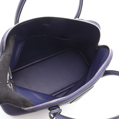 ボリード31 ブルーアンクル ハンドバッグ トリヨンクレマンス ダークブルー シルバー金具 2WAY D刻印 エルメス バッグ HERMES