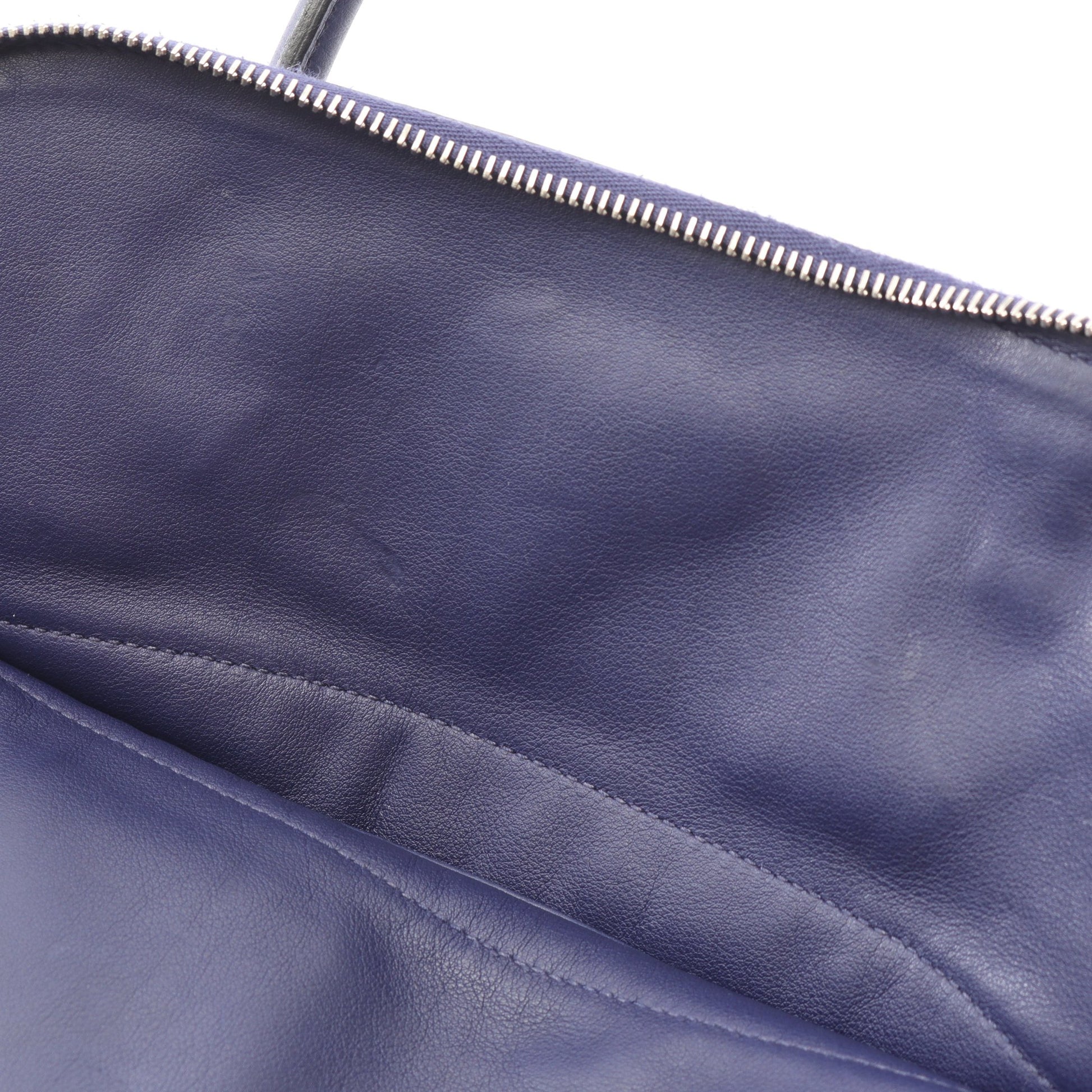 ボリード31 ブルーアンクル ハンドバッグ トリヨンクレマンス ダークブルー シルバー金具 2WAY D刻印 エルメス バッグ HERMES