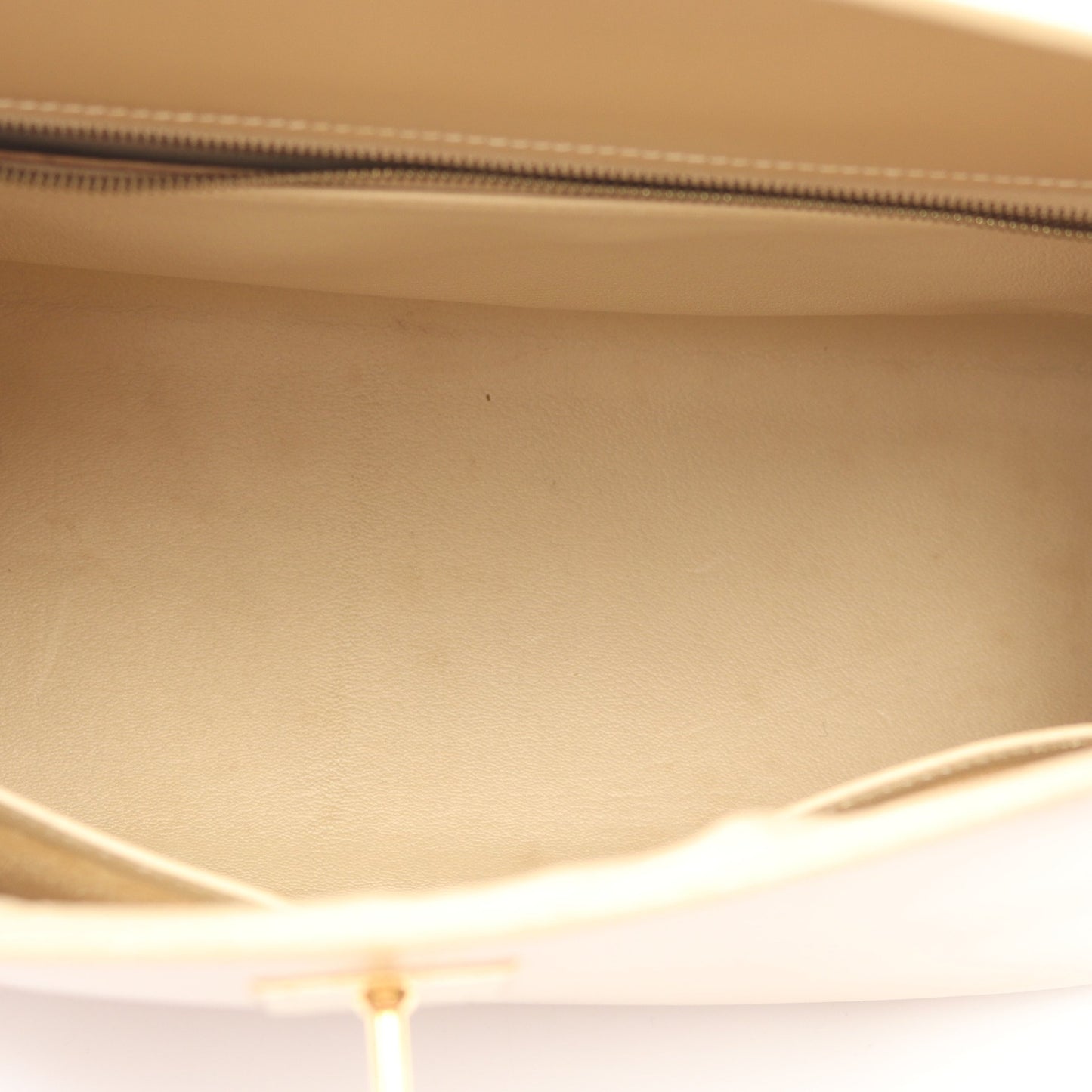 ケリー32 ハンドバッグ ボックスカーフ ベージュ ゴールド金具 外縫い 2WAY ○Z刻印 エルメス バッグ HERMES