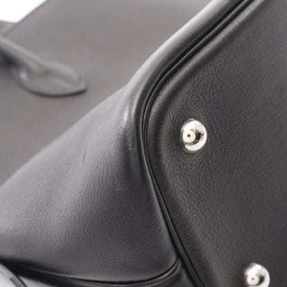 ボリード1923 30 ハンドバッグ ヴォースイフト ブラック シルバー金具 □I刻印 エルメス