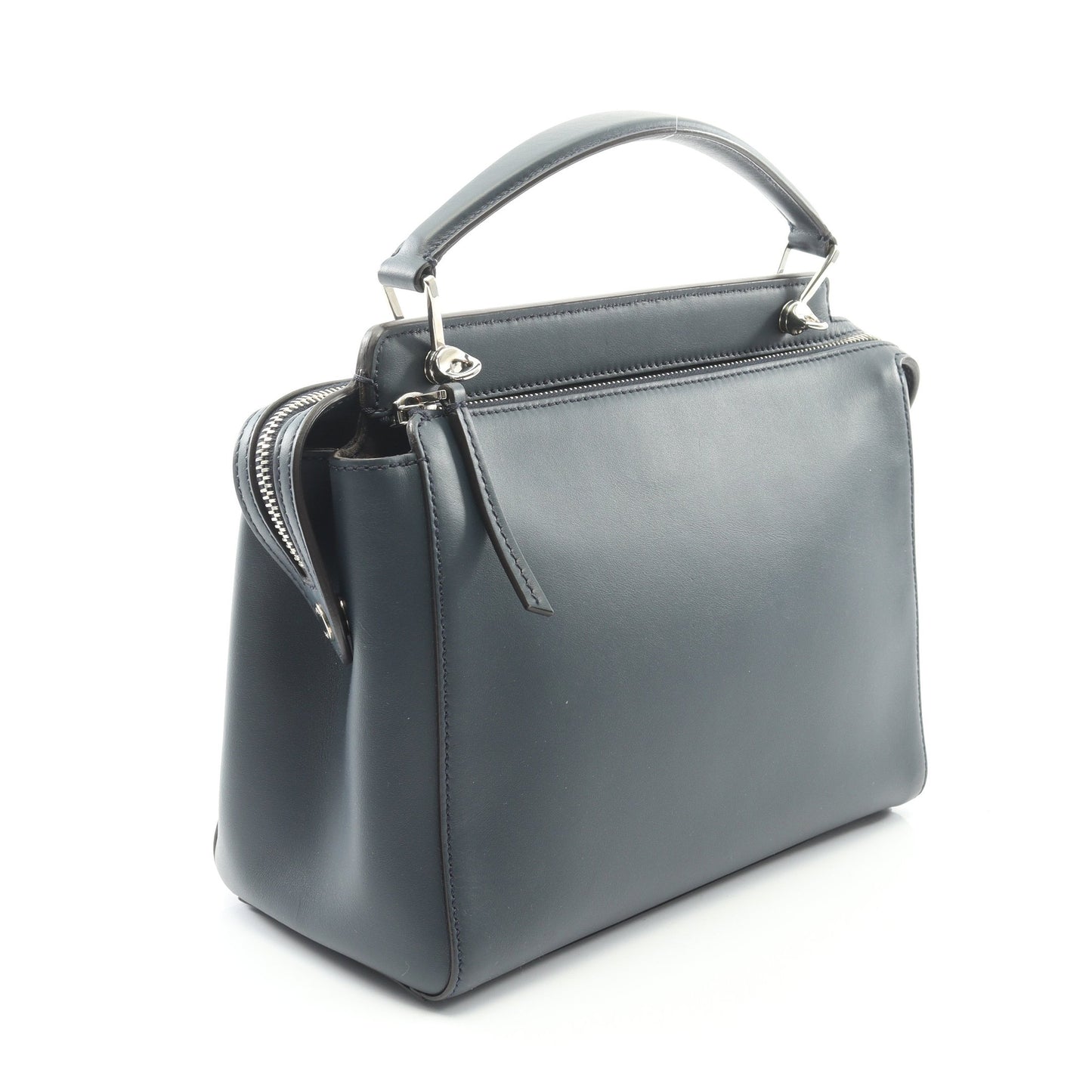 DOT COM ドットコム ハンドバッグ レザー ネイビー フェンディ バッグ FENDI
