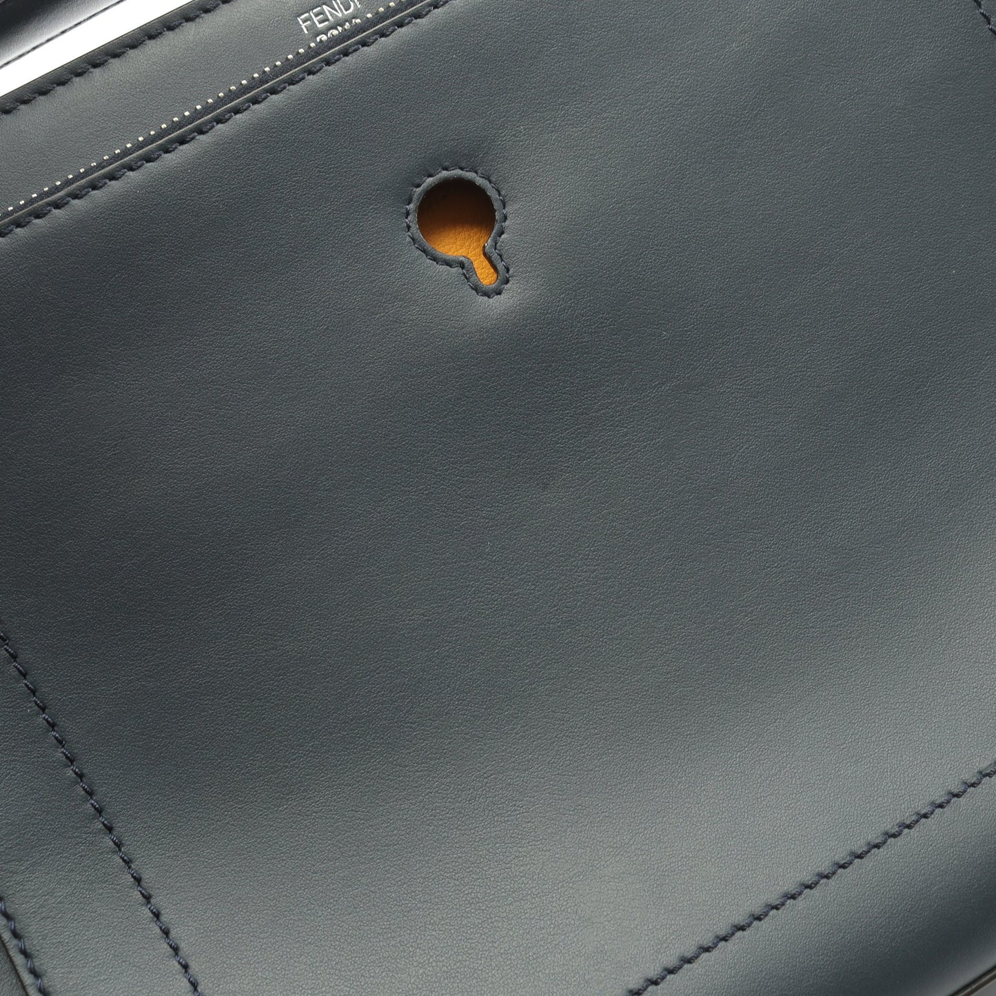 DOT COM ドットコム ハンドバッグ レザー ネイビー フェンディ バッグ FENDI