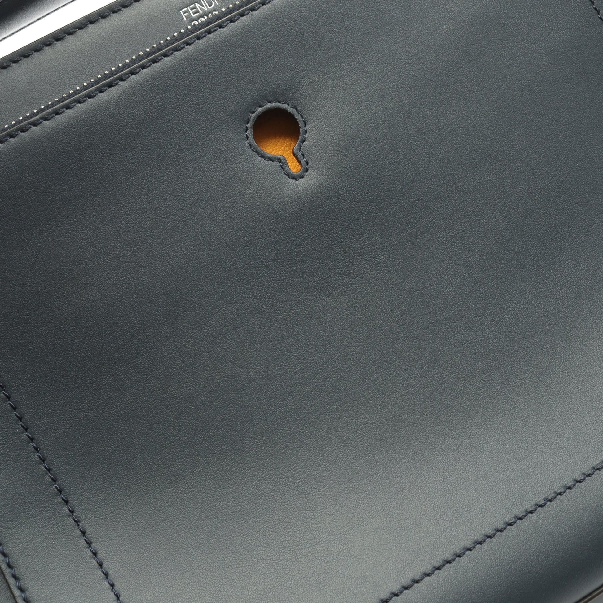 DOT COM ドットコム ハンドバッグ レザー ネイビー フェンディ バッグ FENDI