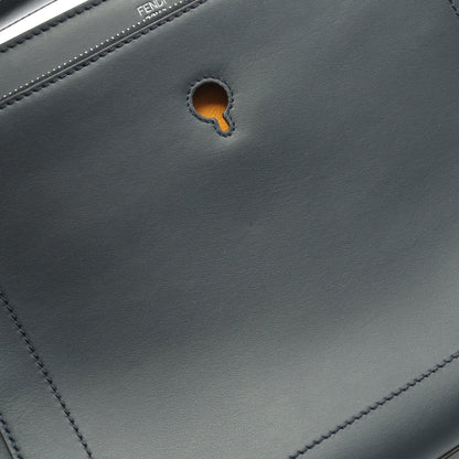 DOT COM ドットコム ハンドバッグ レザー ネイビー フェンディ バッグ FENDI