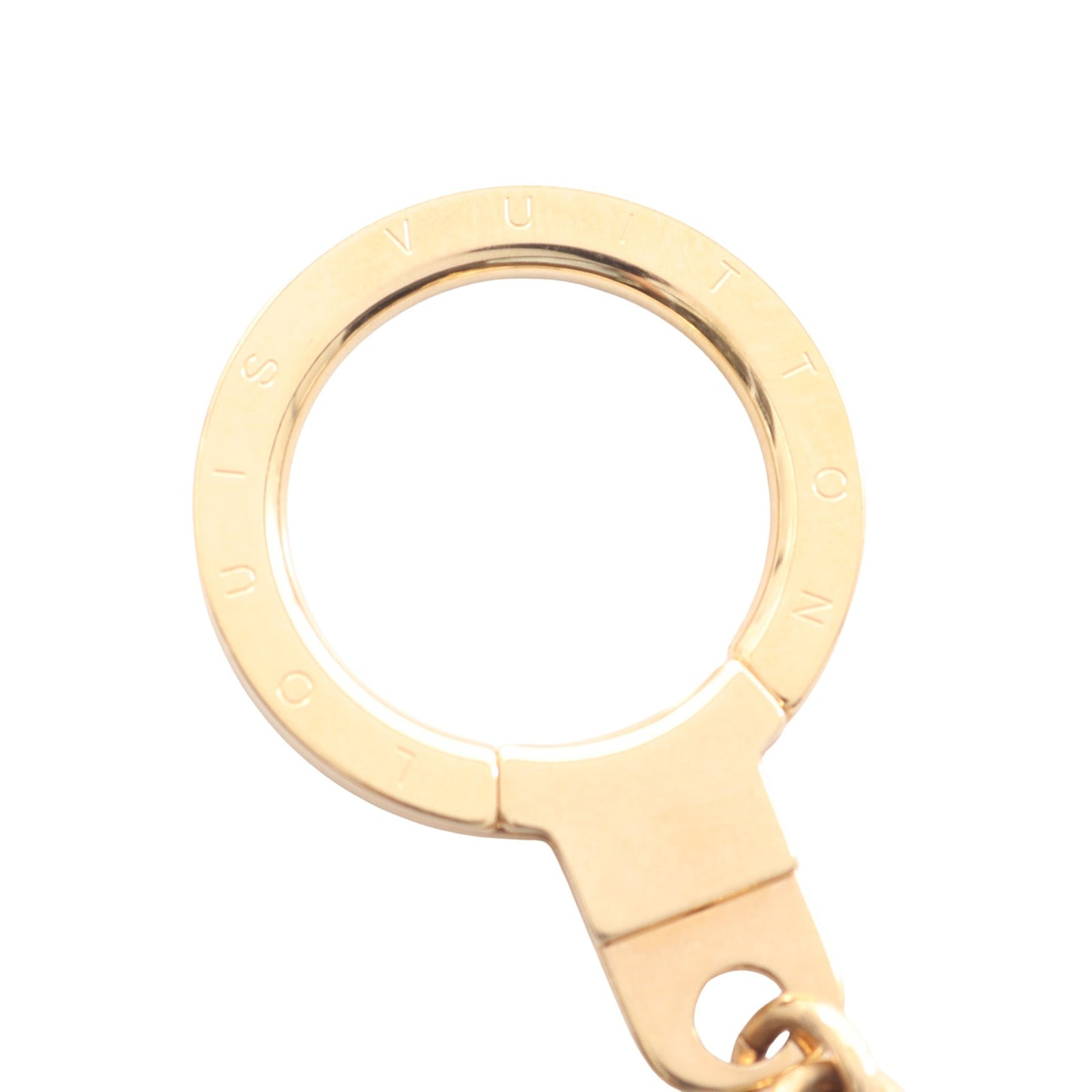 ポルト クレ カボション キーリング キーホルダー GP ゴールド ピンクベージュ ルイヴィトン