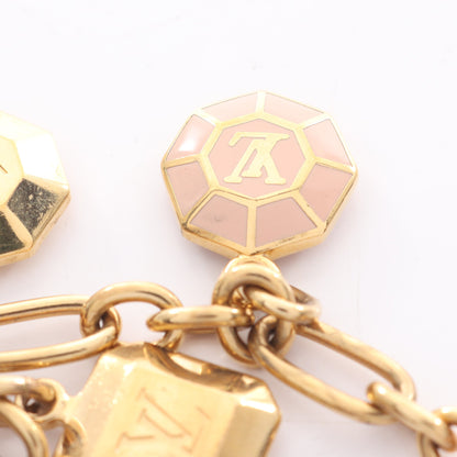 ポルト クレ カボション キーリング キーホルダー GP ゴールド ピンクベージュ ルイヴィトン