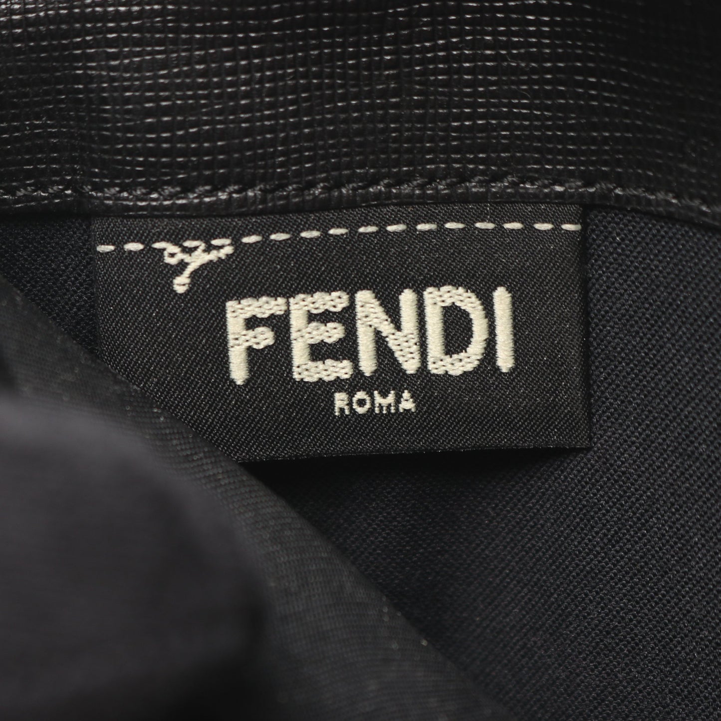 モンスター バッグバグズ 二つ折り長財布 総柄 レザー ブラック イエロー フェンディ