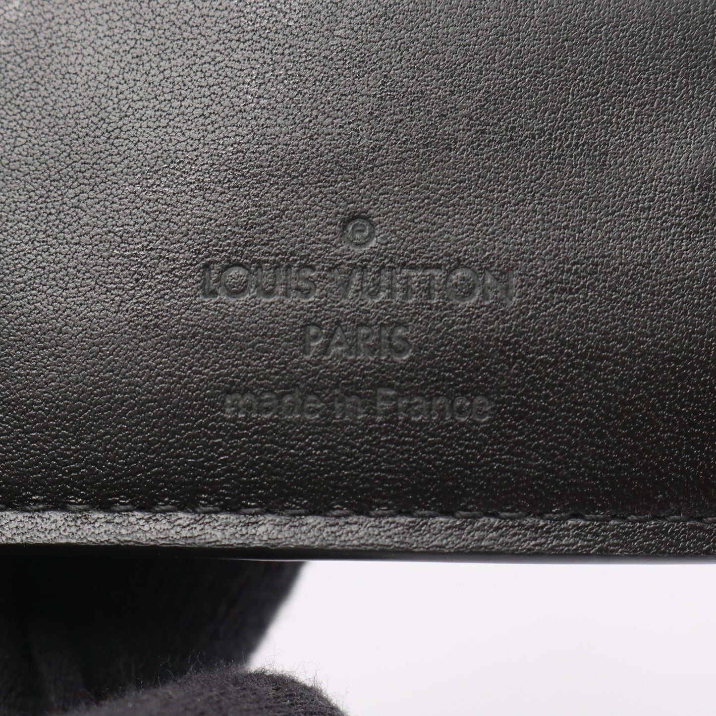 ポルトフォイユ カプシーヌ コンパクト ノワール 三つ折り財布 レザー ブラック ルイヴィトン